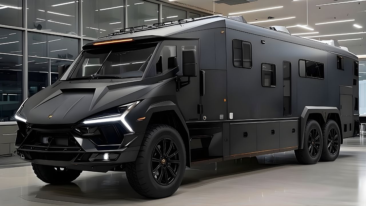 2026 Lamborghini Armored Motorhome: Un motorhome blindado de lujo que rompe todos los esquemas