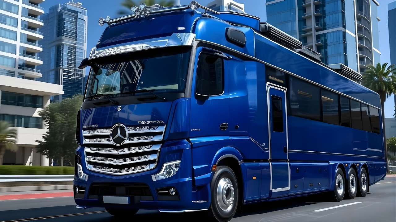 2026 Mercedes Actros MegaSpace 8x8 Motorhome: Una experiencia de viaje que redefine el lujo extremo
