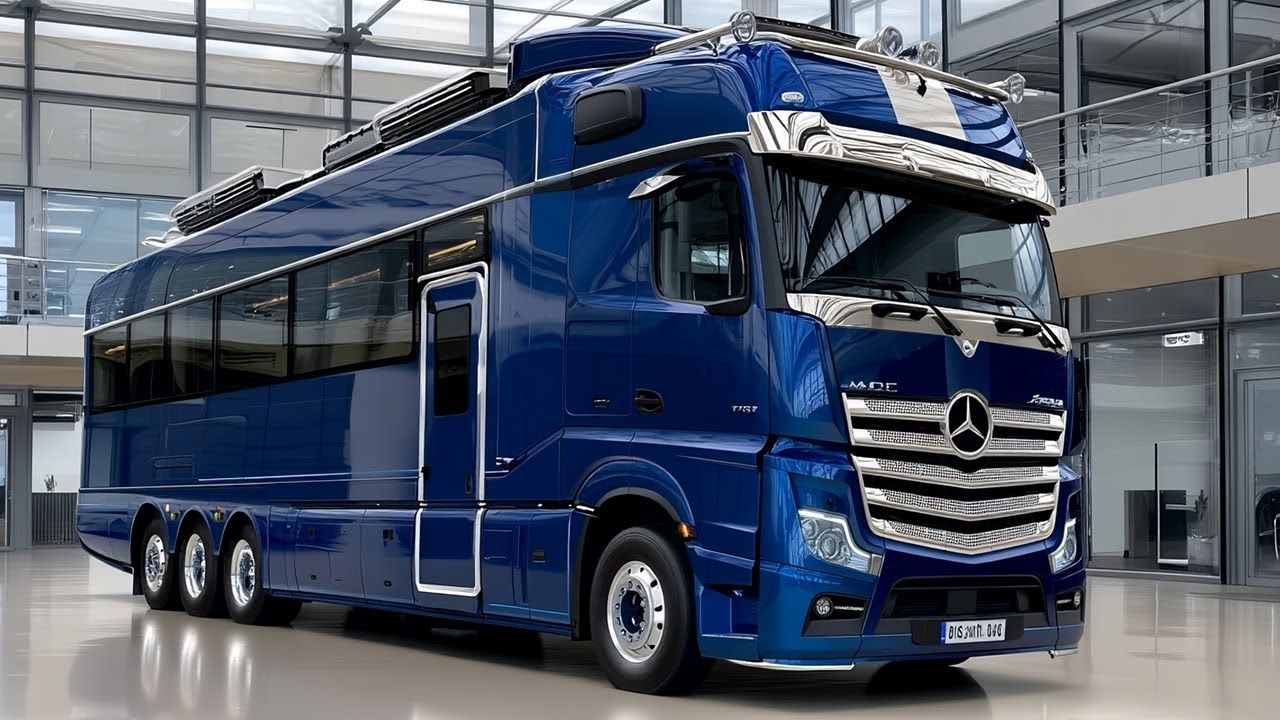 El Mercedes Actros MegaSpace Motorhome 2026: cuando un camión se convierte en una casa sobre ruedas