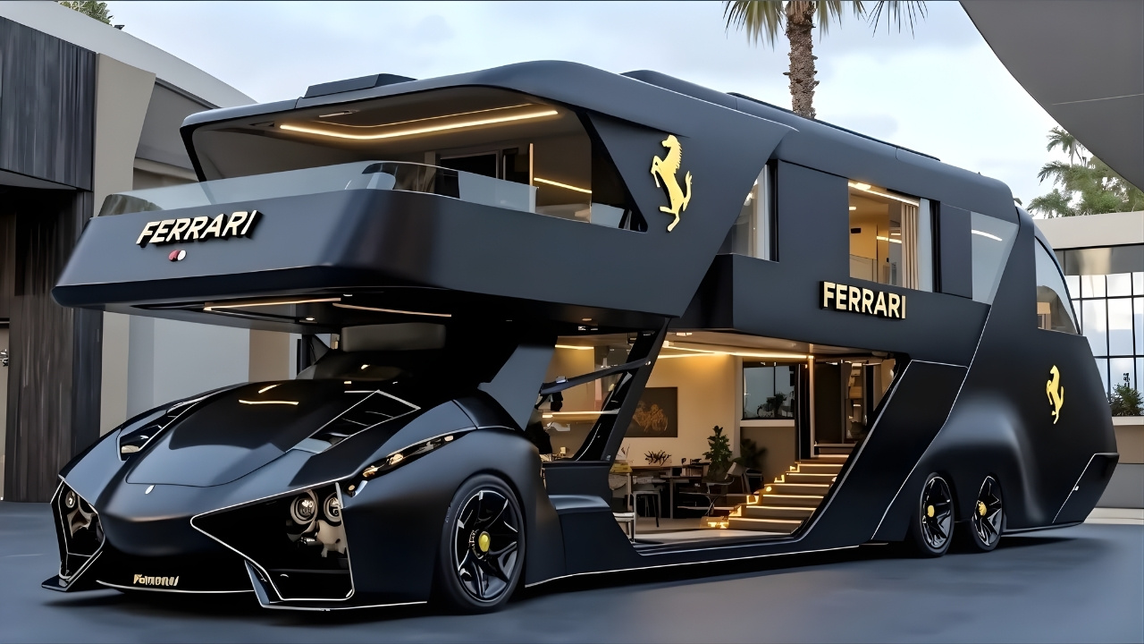 El motorhome Ferrari 2026: cuando la velocidad se encuentra con el lujo extremo