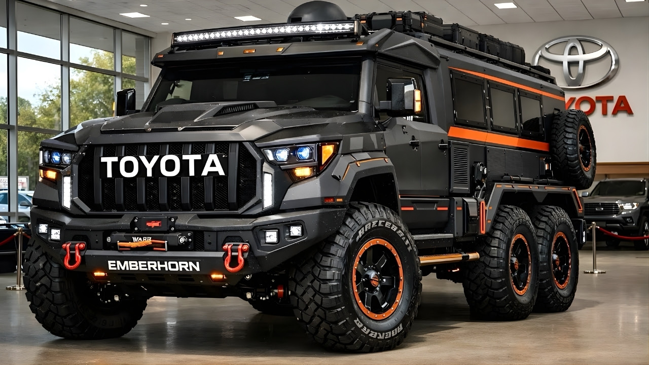 Toyota 6x6 Emberhorn 2026: la autocaravana más extrema para la aventura en América